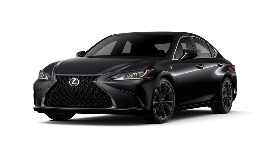 Exterior of the Lexus ES 300h F SPORT Handling shown in Caviar.